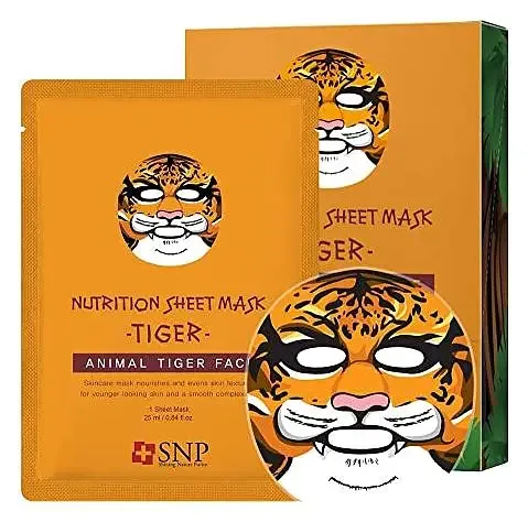 SNP SNP Animal Tiger Wrinkle Mask Sheet