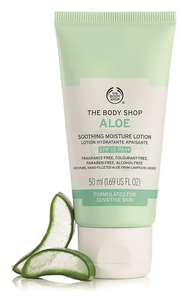 The Body Shop The Body Shop Aloe Soothing Moisture Lotion SPF 15, for Sensitive Skin