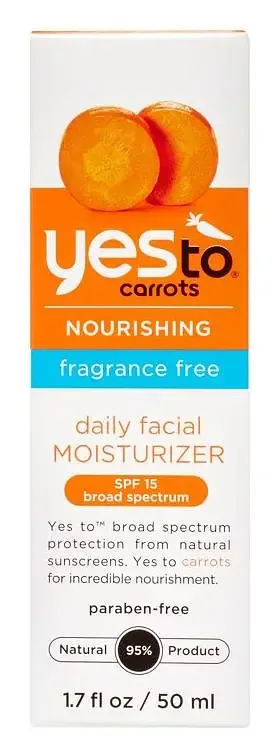 Yes To Yes to Carrots Nourishing Daily Facial Moisturizer SPF 15 Fragrance Free