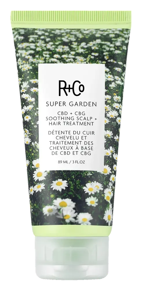 R & Co Super Garden CBD + CBG Soothing Scalp + Hair Treatment