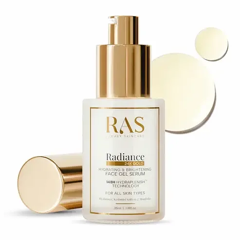 RAS Luxury Oils 24K Gold Radiance Face Gel Serum