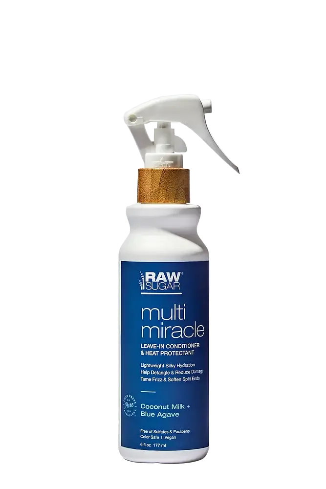 Raw Sugar Multi Miracle Leave-In Conditioner & Heat Protectant