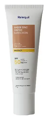 Re’equil Sheer Zinc Tinted Sunscreen SPF 50