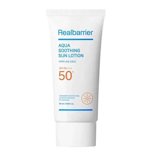 Real Barrier Aqua Soothing Sun Lotion SPF 50+