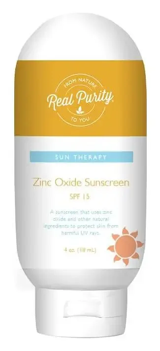 Real Purity Zinc Oxide Sunscreen SPF 15