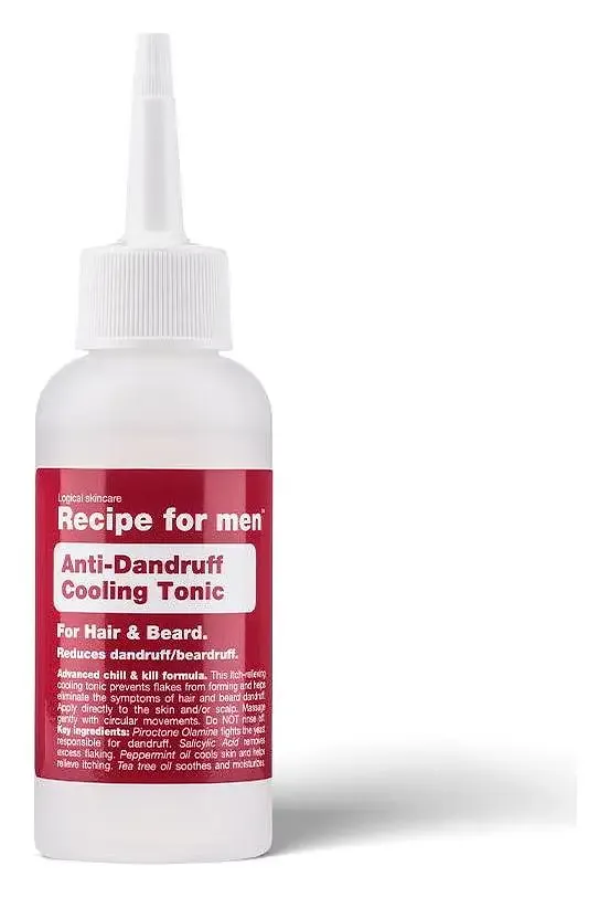 Recipe For men Anti-Dandruff Cooling Tonic For Hair & Beard