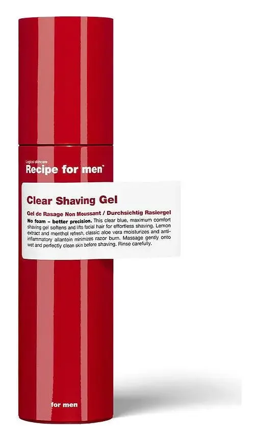 Recipe For men Clear Shaving Gel