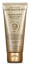 Recipe For men Raw Naturals Transparent Shave Gel