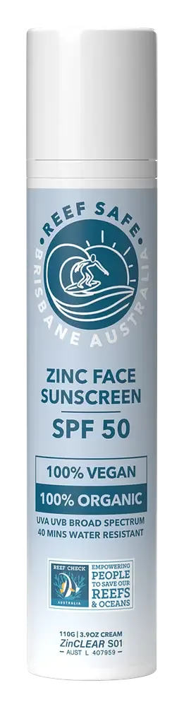 Reef Safe Zinc Face Sunscreen SPF 50