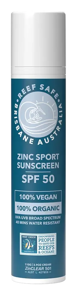 Reef Safe Zinc Sport Sunscreen SPF 50