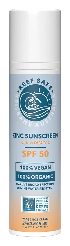 Reef Safe Zinc Sunscreen With Vitamin C SPF 50