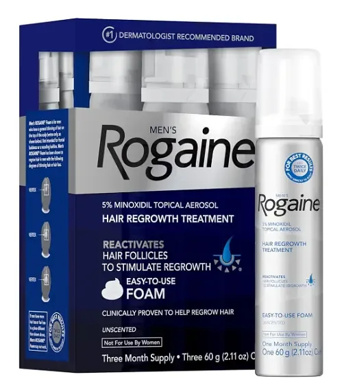 Regaine Men's 5% Minoxidil Topical Aerosol Hair Regrowth Treatment