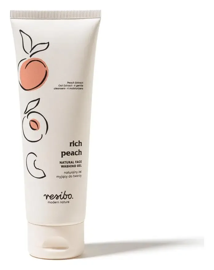 Resibo Rich Peach Natural Face Washing Gel