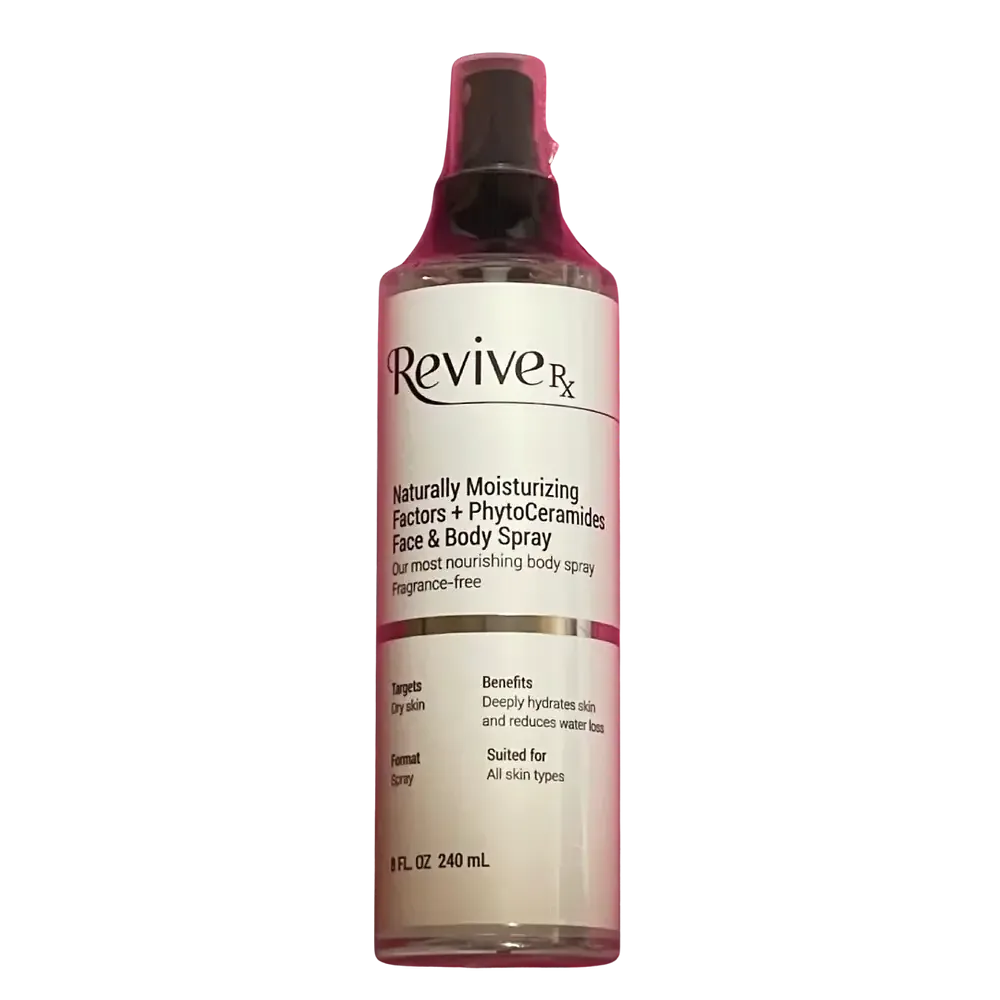 ReviveRX Naturally Moisturizing Factors + Phytoceramides Face & Body Spray