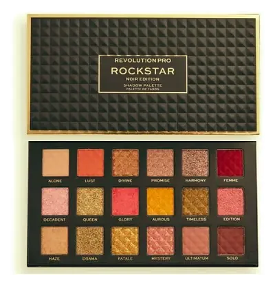 Revolution Beauty Rockstar Eyeshadow Palette Noir Edition