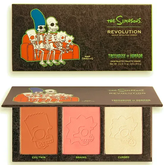 Revolution Beauty Revolution Beauty The Simpsons "Spooktacular" Face Palette