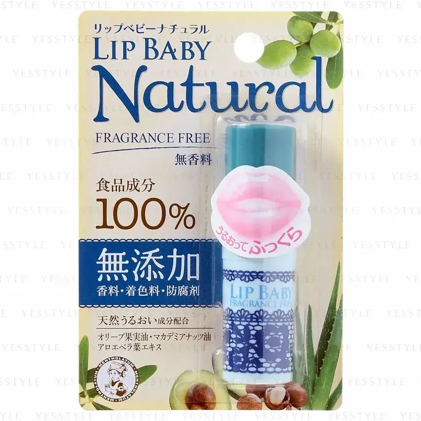 Rohto Mentholatum Lip Baby Natural Lip Balm