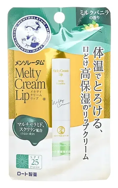 Rohto Mentholatum Melty Cream Lip Balm SPF 25+++