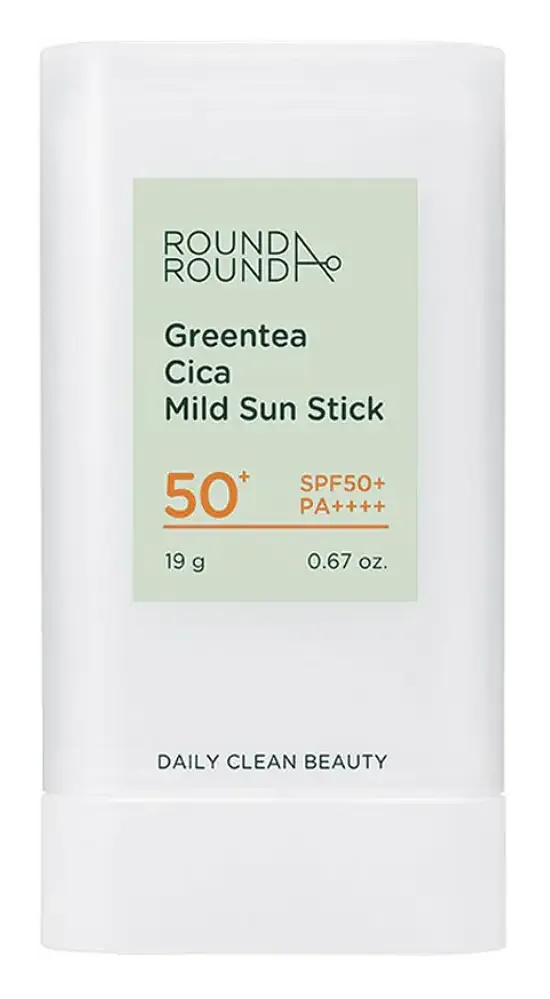 ROUND A'ROUND Green Tea Cica Sun Stick SPF 50+ PA++++