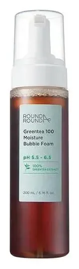 ROUND A'ROUND Green Tea Moisture Bubble Foam