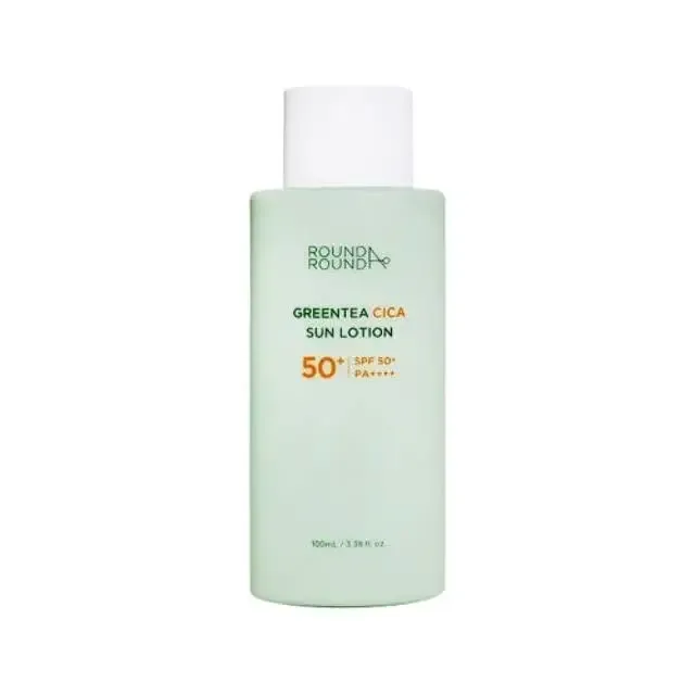 ROUND A'ROUND Greentea Cica Sun Lotion SPF 50+