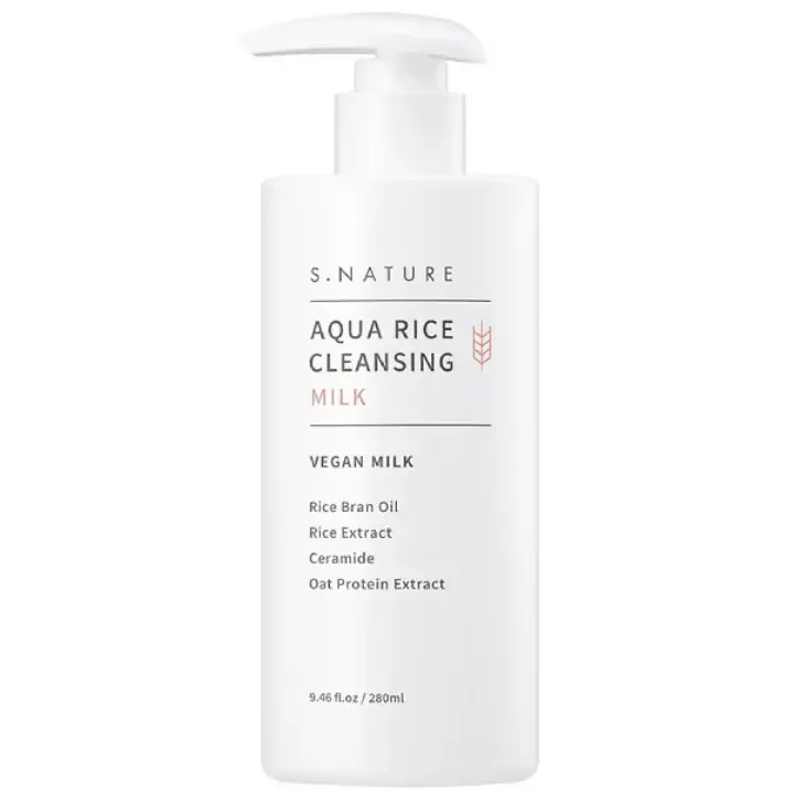 S.NATURE Aqua Rice Cleansing Milk