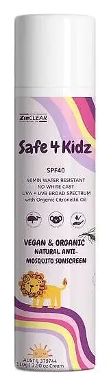 Safe4Kidz Anti-Mosquito Sunscreen SPF40