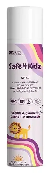 Safe4Kidz Sporty Kids Sunscreen SPF50