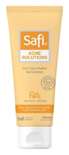 Safi Acne Solutions 3 in 1 Cica Micellar Gel Cleanser