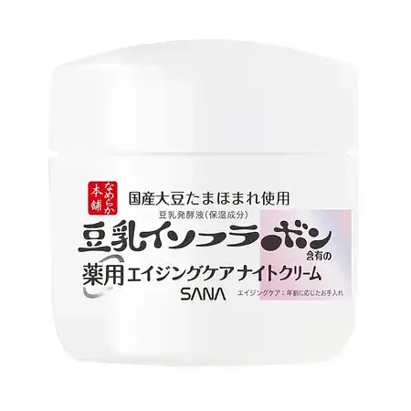 SANA Nameraka Honpo Medicinal Wrinkle Night Cream White
