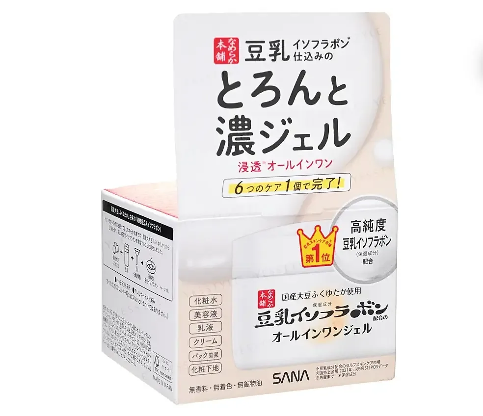 SANA Soy Milk Moisture 6 In 1 Gel Cream Moist