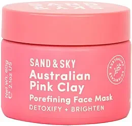 Sand and Sky Australian Pink Clay Porefining Face Mask