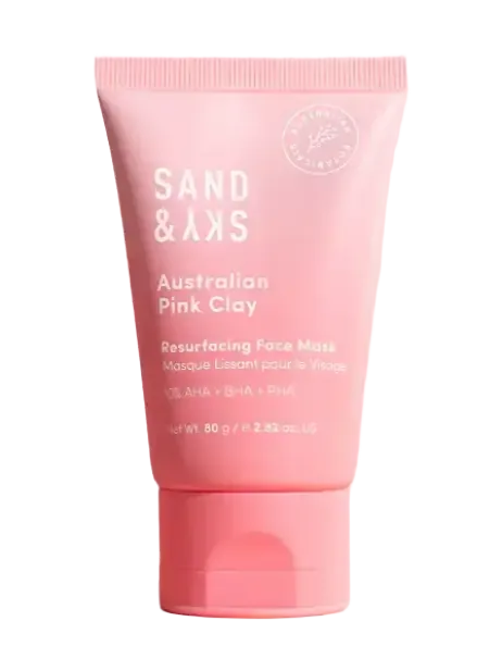 Sand and Sky Australian Pink Clay Resurfacing Face Mask