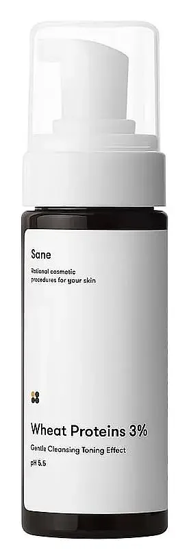 Sane Cleansing Foam With Wheat Proteins 3%