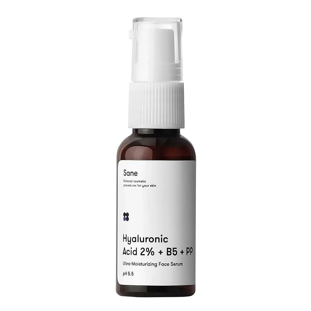 Sane Hyaluronic Acid 2% + B5 + PP Ultra-Moisturizing Face Serum