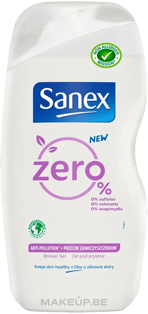 Sanex Zero Anti Pollution Shower Gel