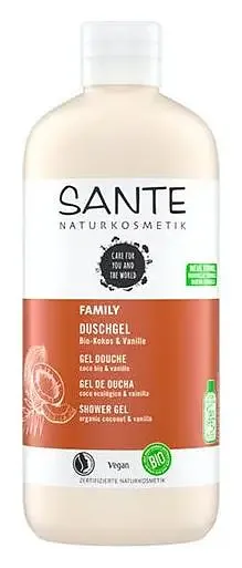 SANTE Naturkosmetik Family Organic Coco & Vanilla Shower Gel