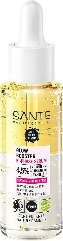 SANTE Naturkosmetik Glow Booster Bi-Phase Serum