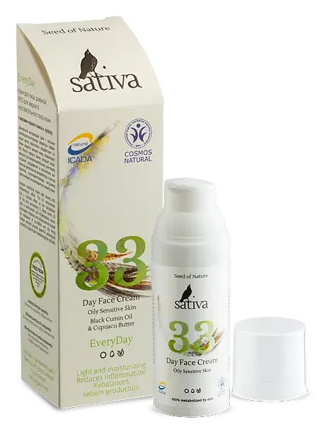 Sativa Day Face Cream No.33 Oily Sensitive Skin