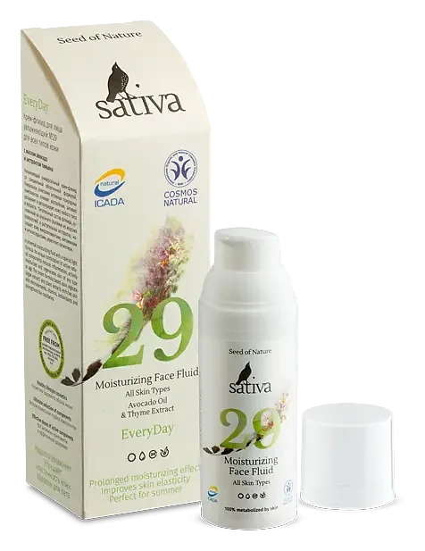 Sativa Moisturizing Face Fluid No.29