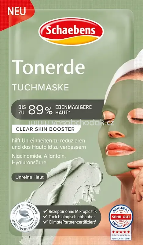 Schaebens Tonerde Tuchmaske