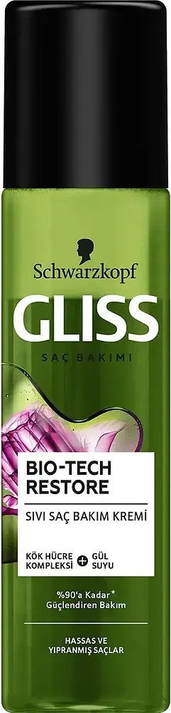 Schwarzkopf Professional Gliss Bio-Tech Restore Sıvı Saç Bakım Kremi