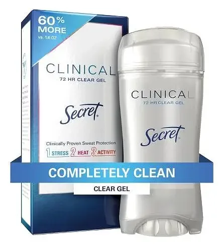 Secret Clinical Strength Clear Gel Antiperspirant