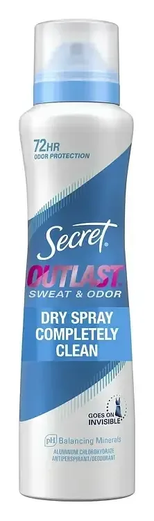 Secret Outlast Dry Spray Antiperspirant Deodorant