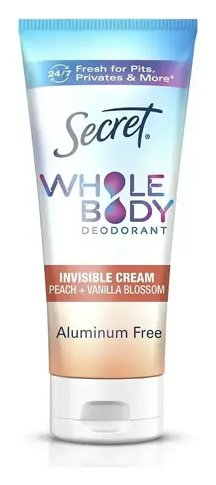 Secret Whole Body Deodorant Invisible Cream