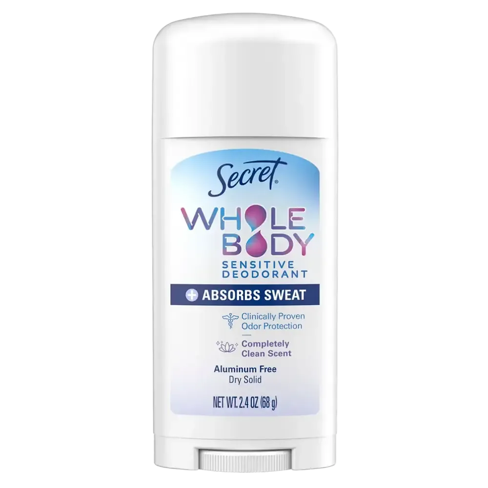 Secret Whole Body Sensitive Aluminum Free Dry Feel Deodorant Stick