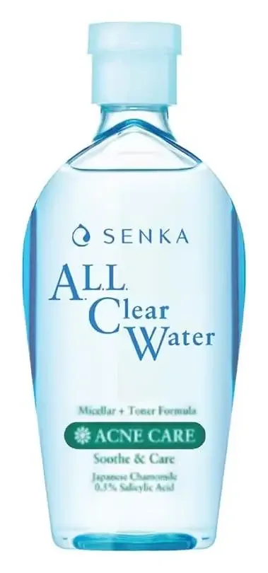Senka A.L.L. Clear Water Micellar + Toner Formula Acne Care
