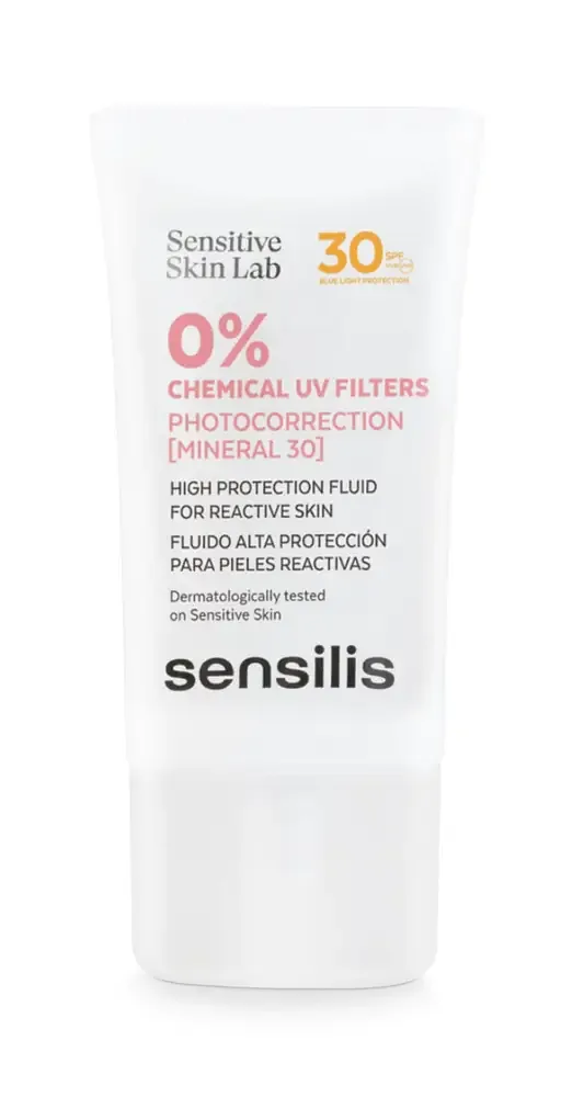 Sensilis 0% Chemical UV Filters Photocorrection Mineral SPF 30