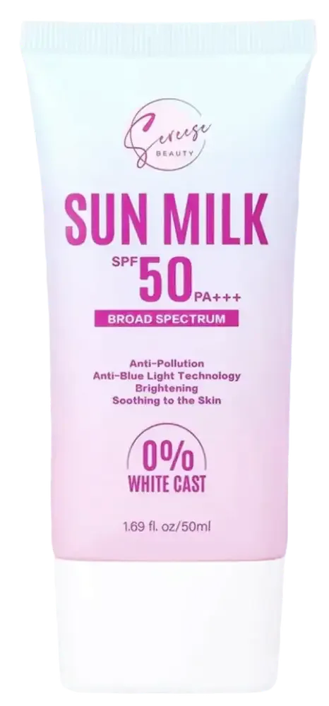 Sereese Beauty Sun Milk SPF 50 PA+++ 0% White Cast