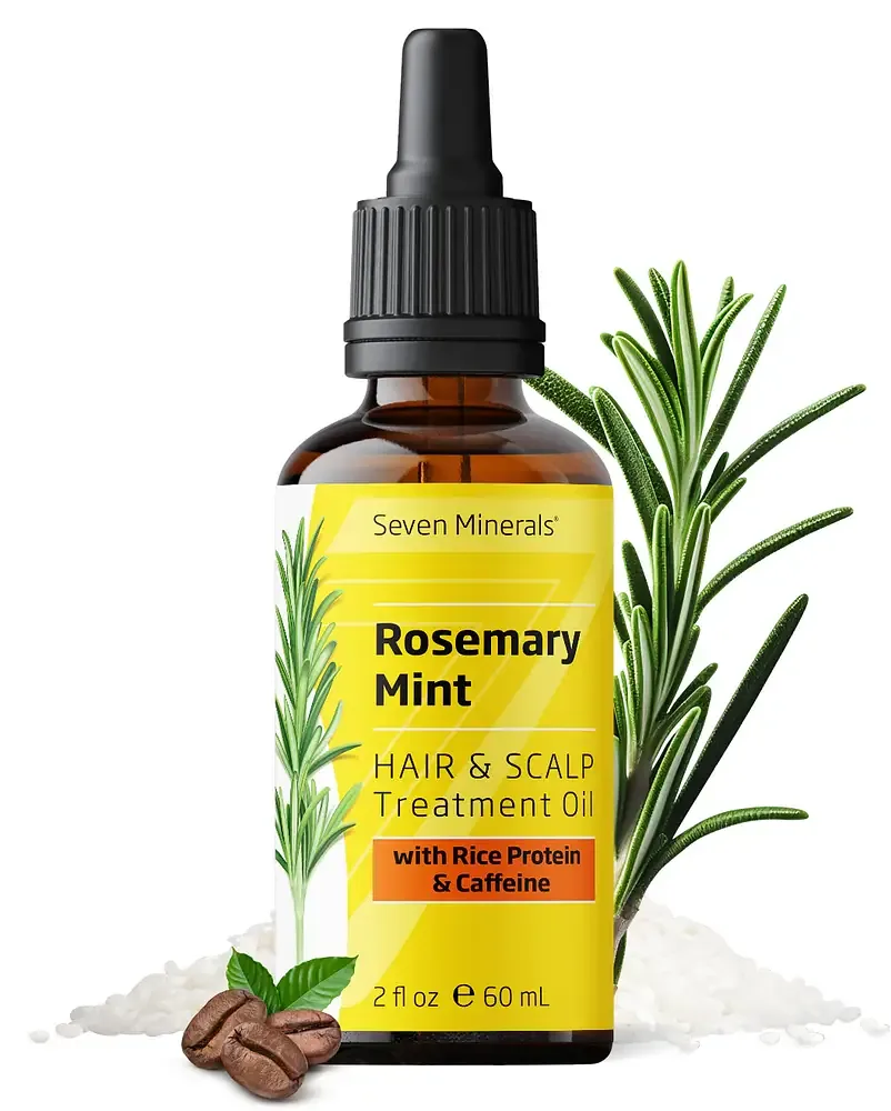 Seven Minerals Rosemary Mint Hair & Scalp Treatment Oil